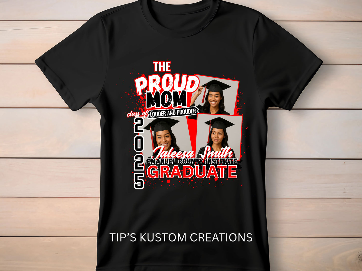 Proud Family of the Grad Shirt | Custom Graduation Family Shirts | Matching Grad Shirts for Mom, Dad, Siblings, Grandma, Grandpa | Class of 2025