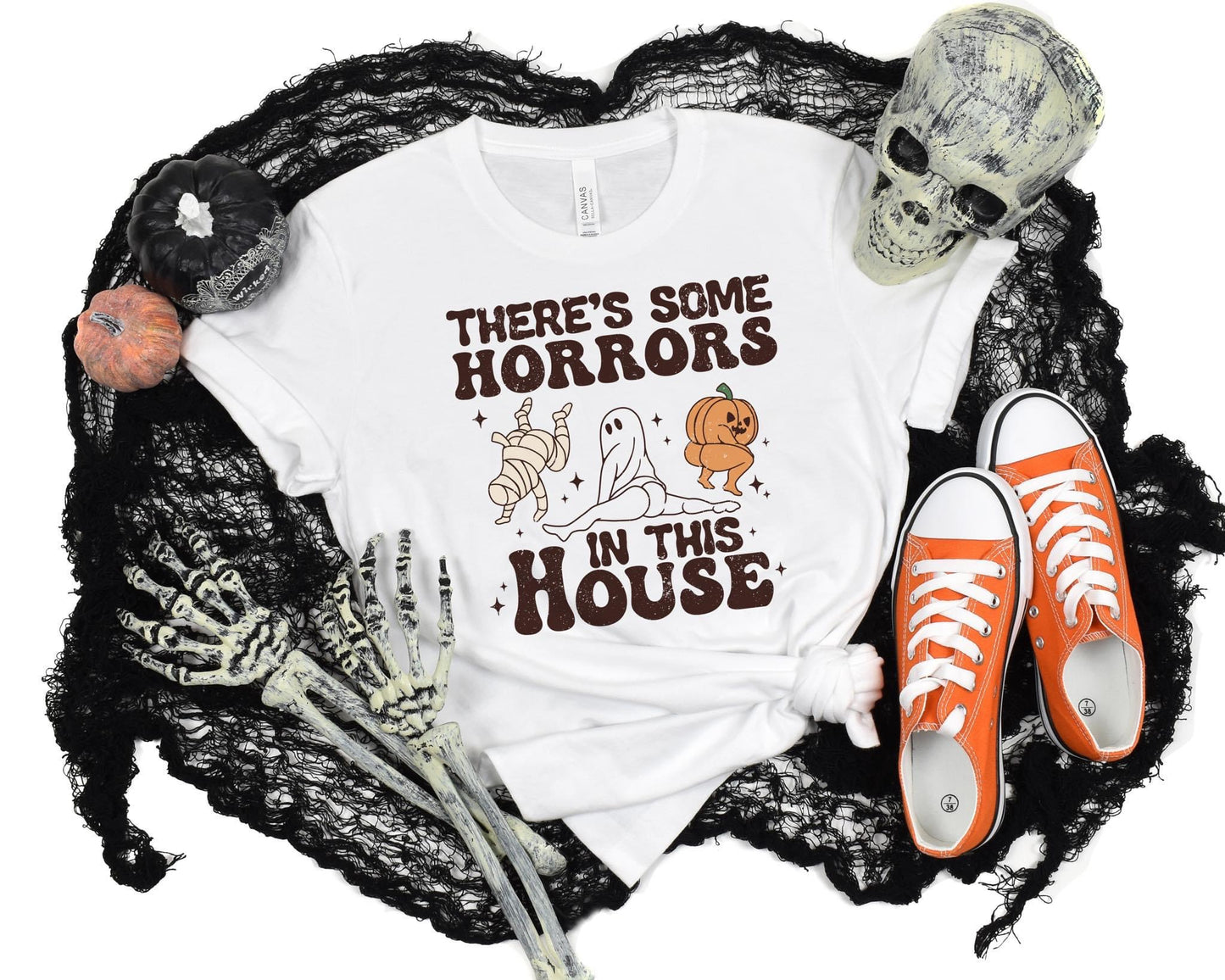 “There’s Some Horrors in This House” Halloween Humor Tee