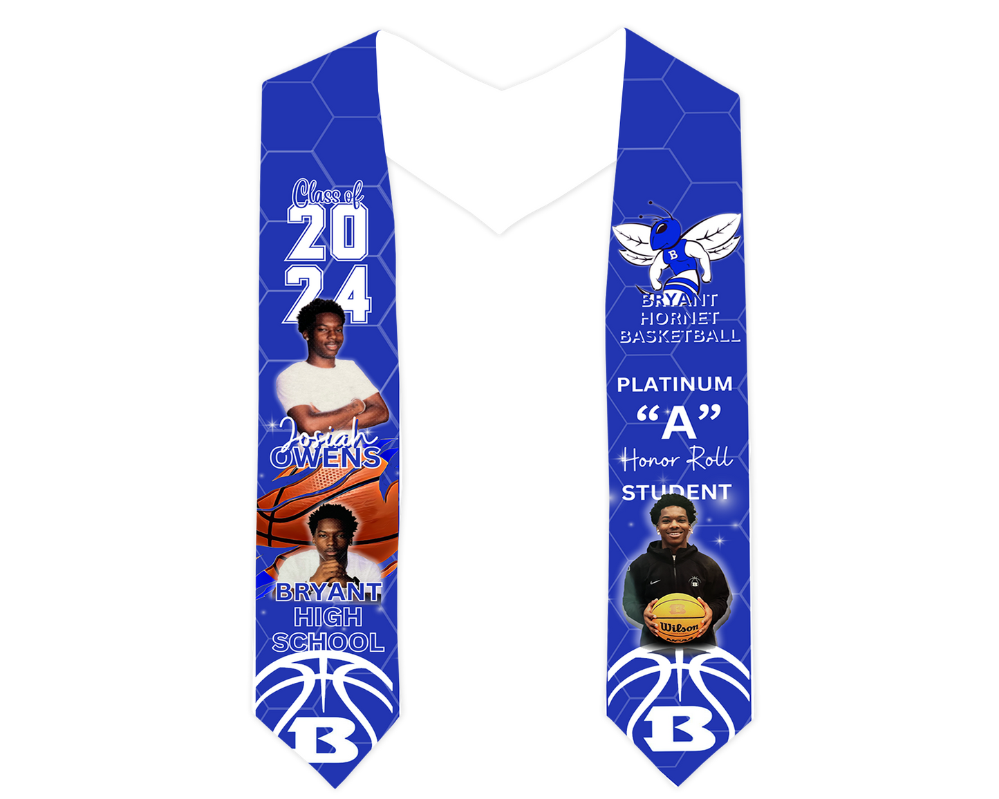 Custom 70-Inch Graduation Stole 🎓✨